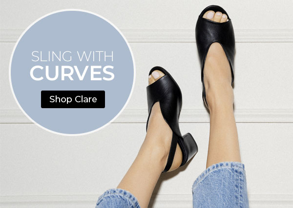 Sling with curves. Shop Clare.