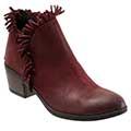 Dark Red Nubuck