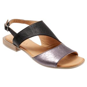 Alyssa Black Pewter Metallic
