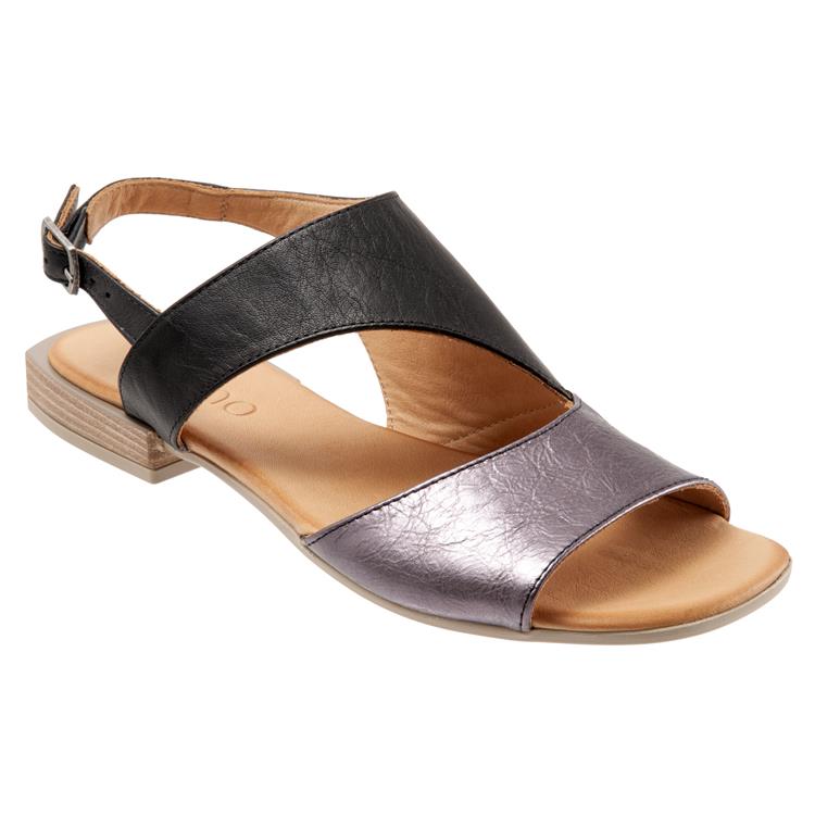 Alyssa Black Pewter Metallic