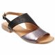 Alyssa Black Pewter Metallic