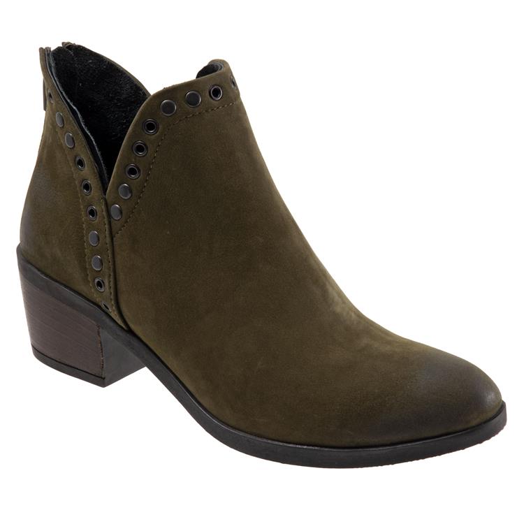 Cora Army Green Nubuck