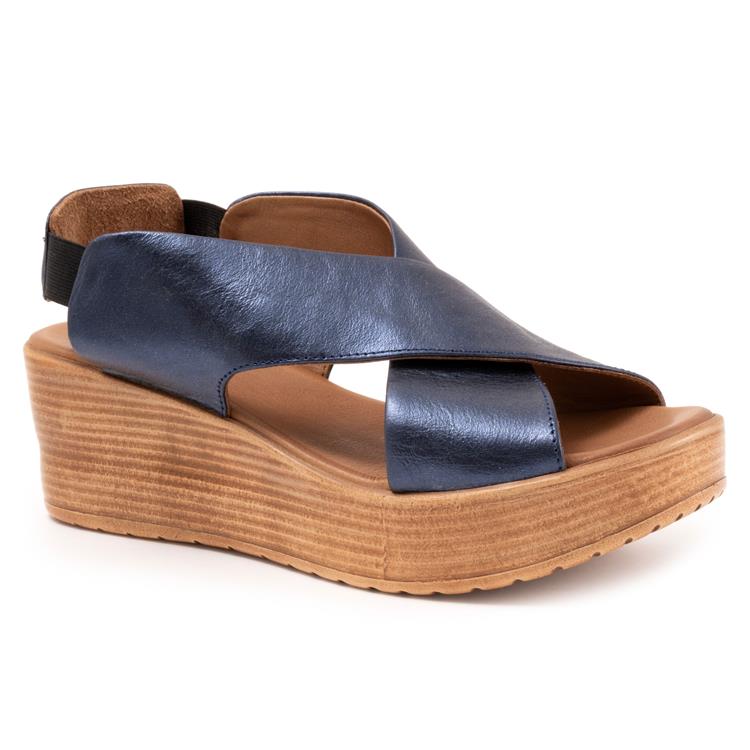 Naomi Navy Metallic
