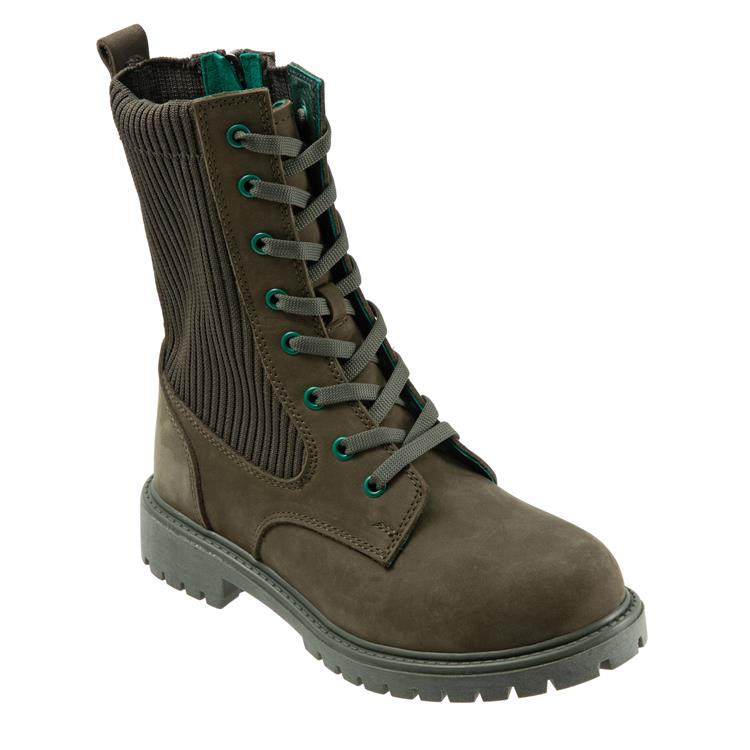 Stella Army Green Nubuck