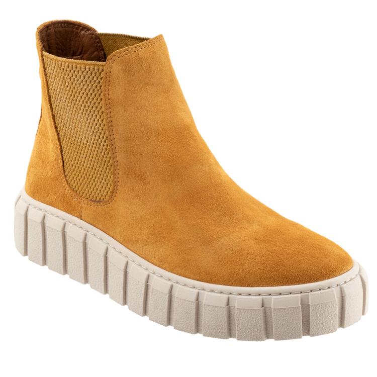 Tori Mustard Suede