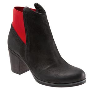 Watts Black Nubuck Red